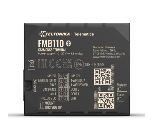 GPS-трекер Teltonika FMB110 для базового мониторинга авто