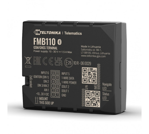 GPS-трекер Teltonika FMB110 для базового мониторинга авто