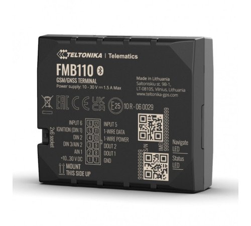 GPS-трекер Teltonika FMB110 для базового моніторингу авто
