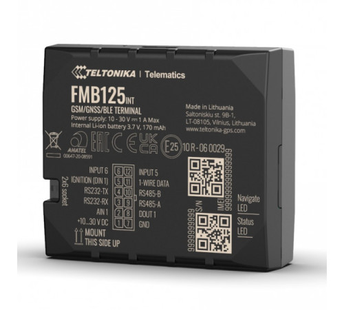 GPS-трекер Teltonika FMB125 External с Dual SIM и RS232
