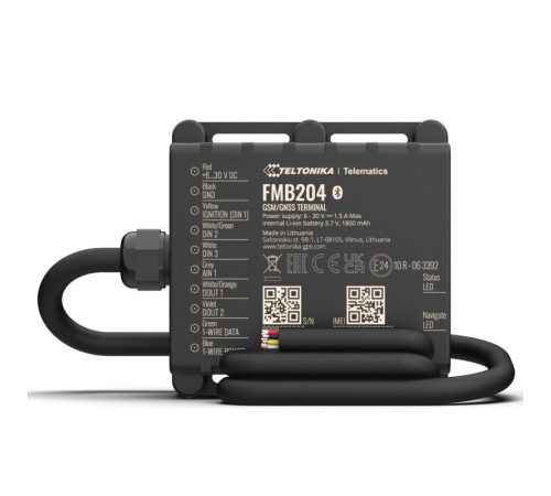 Водозащищенный GPS-трекер Teltonika FMB204 с резервной батареей