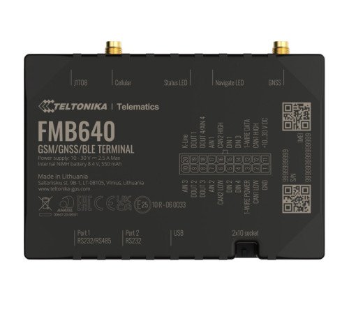 Professional GPS Tracker Teltonika FMB640 with CAN and Tachograph