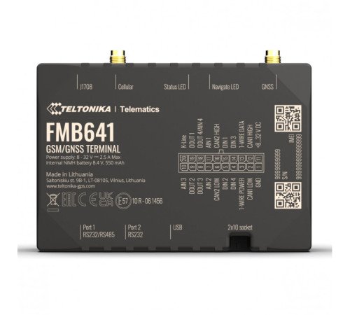 Професійний GPS-трекер Teltonika FMB641 з CAN і Dual SIM