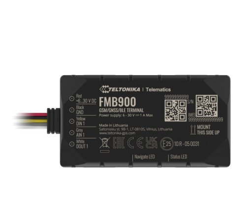 Teltonika FMB900 GPS Tracker with Bluetooth and Engine Lock