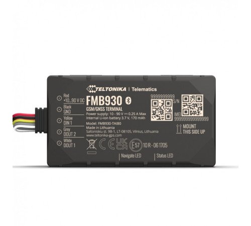 GPS-трекер Teltonika FMB930 для електротранспорту до 90 В