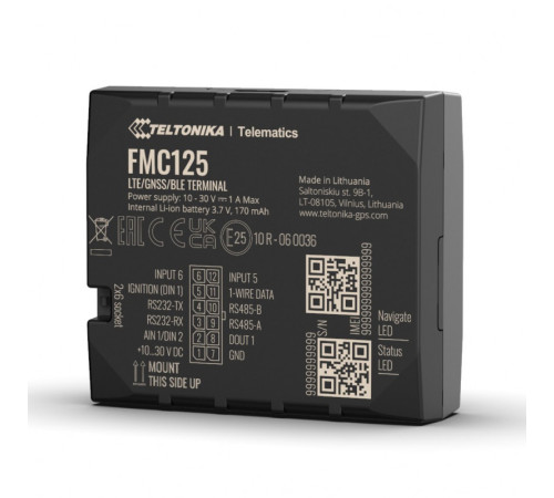 4G GPS-трекер Teltonika FMC125 с RS232/RS485