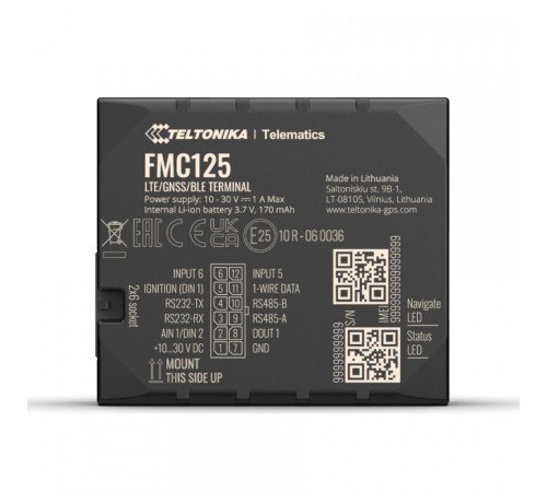 4G GPS-трекер Teltonika FMC125 с RS232/RS485