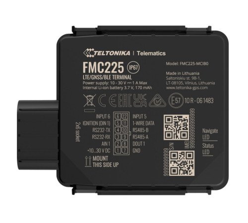 4G GPS-трекер Teltonika FMC225 IP67 с RS232/RS485