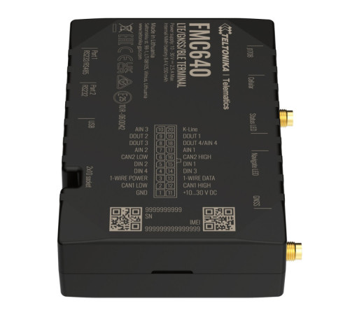 Профессиональный 4G GPS-трекер Teltonika FMC640 с тахографом