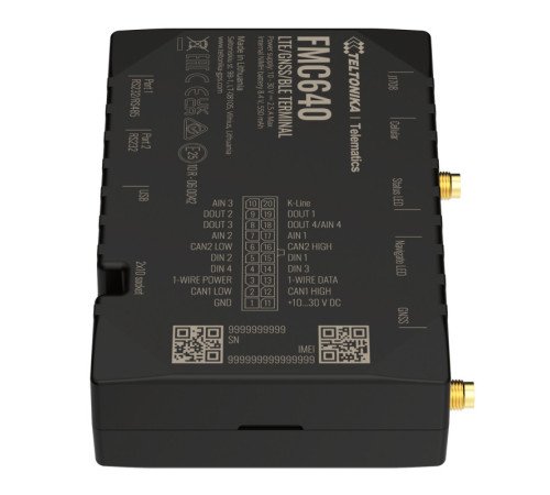 Професійний 4G GPS-трекер Teltonika FMC640 з тахографом