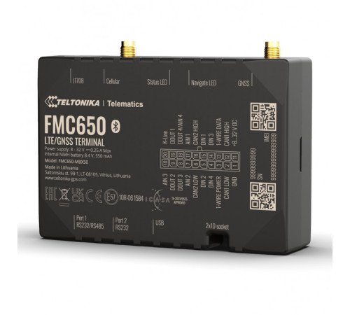 Професійний 4G GPS-трекер Teltonika FMC650 з тахографом