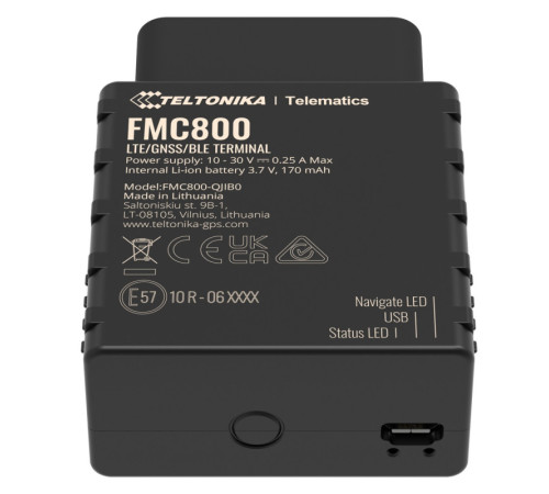 4G GPS-трекер Teltonika FMC800 Plug & Play