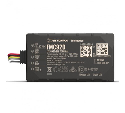 Teltonika FMC920 Compact 4G GPS Tracker for Monitoring