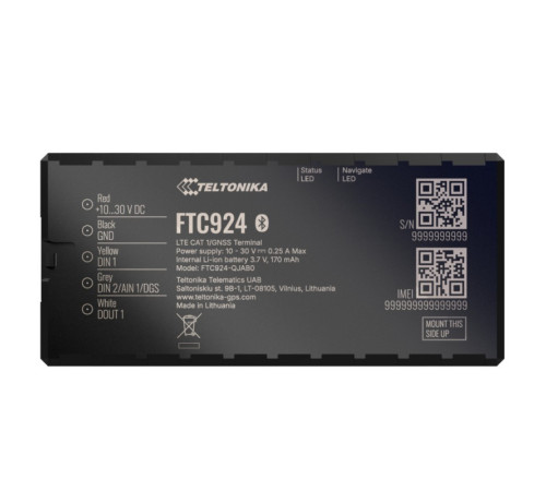 Компактный 4G GPS-трекер Teltonika FTC924 с точным GNSS