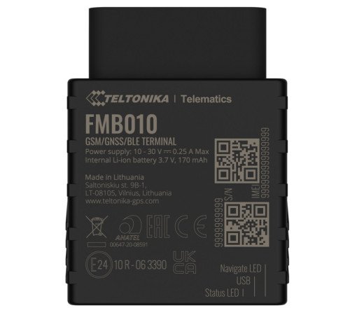 OBD GPS-трекер Teltonika FMB010 для простого подключения