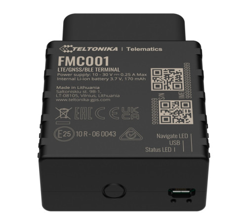 OBD 4G GPS-трекер Teltonika FMC001 с Bluetooth