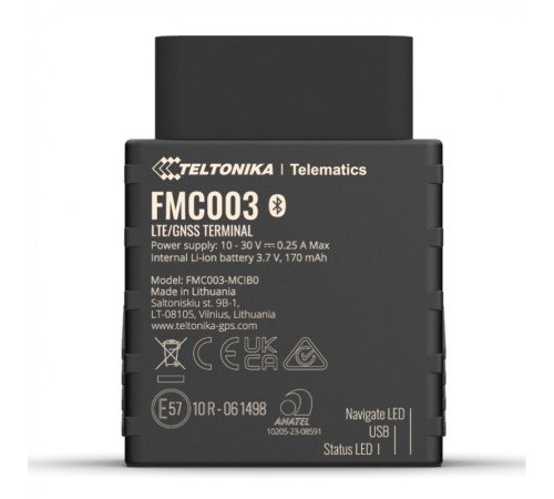 OBD GPS-трекер Teltonika FMC003 4G LTE для авто
