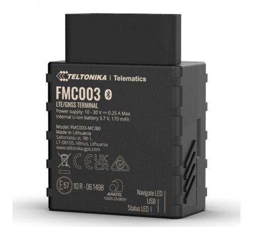 OBD GPS-трекер Teltonika FMC003 4G LTE для авто