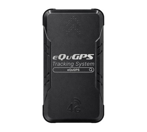 Фото: GPS маяк eQuGPS Q-BOX-M 4500 4G - компактный автономный маяк; вид корпуса и комплект.