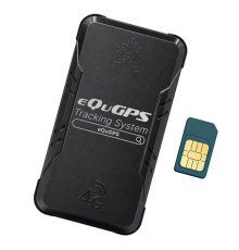 Фото: GPS маяк eQuGPS Q-BOX-M 4500 4G - компактный автономный маяк; вид корпуса и комплект.