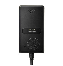 Фото: GPS трекер eQuGPS Track 4G ABC — 4G, SIM, ACC, блокування; вигляд пристрою та комплект підключення.