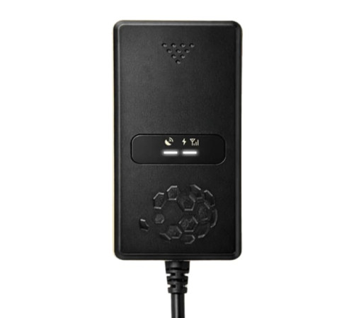Фото: GPS трекер eQuGPS Track 4G ABC - 4G, SIM, ACC, блокировка; вид устройства и комплект подключения.