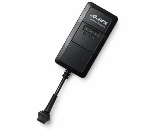 Фото: GPS трекер eQuGPS Track AC - ACC, блокировка; вид устройства и комплект подключения.