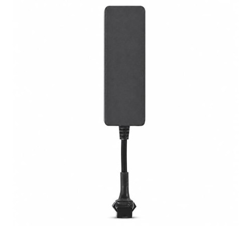 Photo: GPS tracker eQuGPS Track Slim ABCR — SIM, ACC, lock, relay; device view and connection kit.