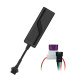 Photo: GPS tracker eQuGPS Track Slim ABCR — SIM, ACC, lock, relay; device view and connection kit.