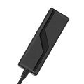 Тонкий GPS трекер eQuGPS Track Slim New у чорному матовому корпусі з кабелем підключення.